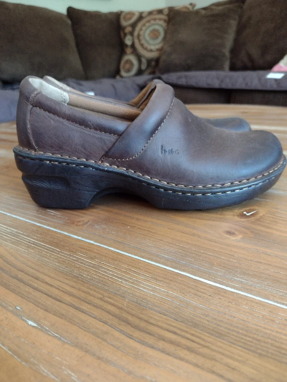 b-o-c Peggy Slip On Wedge Size 8